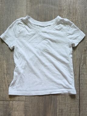 Carter's White Short Sleeve Crewneck Tee